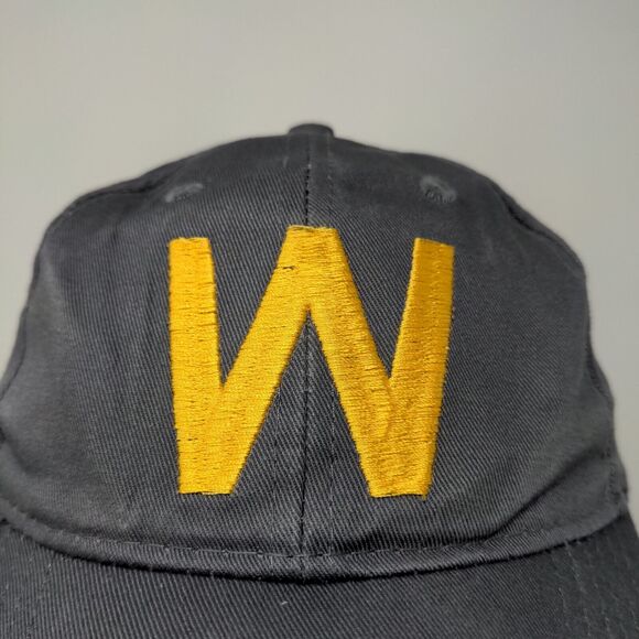 Port & Company Boy's Strapback Hat Gray Youth Embroidered W Logo - Picture 4 of 11